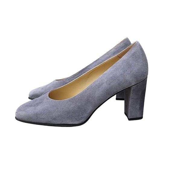 Bally Nebria Sheen Suede Court Shoes Pumps 7.5 - Picture 9 of 10